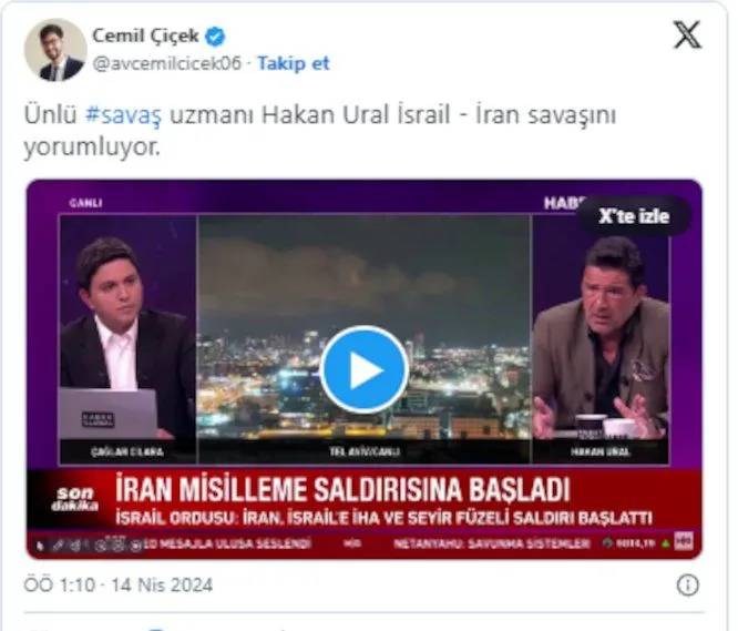 İran'ın İsrail'e saldırısını Hakan Ural yorumladı, sosyal medya çalkalandı : Bir akıl var, kurguluyor oynuyor' - Resim: 10