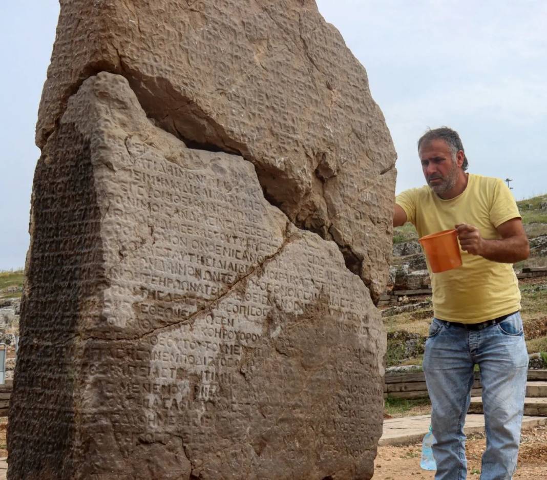 Adıyaman'daki 2 bin yıllık tokalaşma anıtı ve yazıt Perre Antik Kenti'nde sergilenecek - Resim: 4